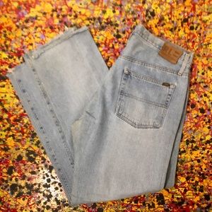 Vtg polo jeans light wash denim